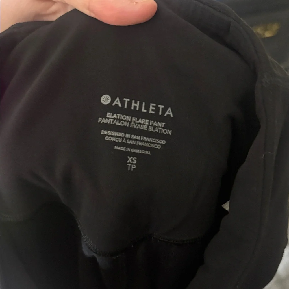 Athleta Elation Flare Pant Size XS in Black - Picture 3 of 5